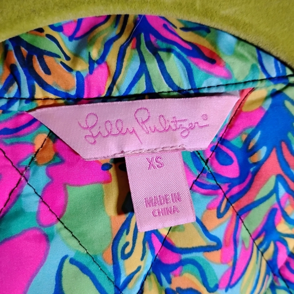 Lilly Pulitzer Quilted Vest XS - Picture 12 of 15